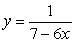 <strong>The function y = 7 - 6x is a one-to-one function. Find its inverse.</strong> A) B) C) D)