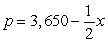 Typical supply and demand relationships state that as the number of units for sale increases, the market price decreases. Assume that the market price, p, and the number of units for sale, x, are related by the demand equation: Assume that the cost, C(x), of producing x items is governed by the equation and the revenue, R(x), generated by selling x units is governed by a. Write the cost as a function of price p. b. Write the revenue as a function of price p. c. Write the profit as a function of price p.