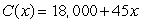 Assume that the market price p and the number of units for sale x are related by the demand equation: Assume that the cost C(x) of producing x items is governed by the equation and the revenue R(x) generated by selling x units is governed by a. Write the cost as a function of price p. b. Write the revenue as a function of price p. c. Write the profit as a function of price p.