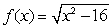 Determine if the function Is even, odd, or neither even nor odd.