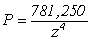 <strong>Write an equation that describes the variation. P varies directly proportional to the fourth power of z. P = 1,250 when z = 5</strong> A) B) P = 250 z C) P = 2 z <sup>4</sup> D)