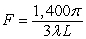 <strong>Write an equation that describes the variation. F varies inversely with both \lambda and L. F = When \lambda = 7 \mu m and L = 600 km.</strong> A) B) C) D)