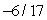 <strong>Find the slope of the line that passes through the points (0, -9) and (6, 8).</strong> A) B) C) D)