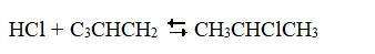 <strong>Exhibit 18-3 The following question(s) pertain to the reaction of propene (C3CHCH2) with hydrochloric acid. A proposed mechanism for this chemical reaction is Refer to Exhibit 18-3. If the first step were the slow step, what would be the predicted order of the reaction with respect to propene?</strong> A) 0 B) 1 C) 2 D) Experimental data required to answer this question E) none of the above