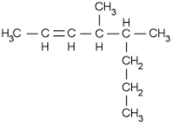 <strong>Name the following compound. </strong> A) 3-methyl-2-propylhexane B) 4-methyl-6-propyl-2-hexene C) 2-propyl-3-methyl-4-hexene D) 4,5-dimethyl-2-octene E) 4-pentyl-2-pentene