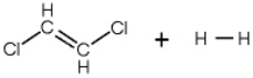 <strong>In the hydrogenation reaction of ethene a hydrogen is added to each carbon in the double bond. If trans-dichloroethene is reacted with H<sub>2</sub> how many isomers of dichloroethane are formed? </strong> A) 1 B) 2 C) 3 D) 4 E) 5