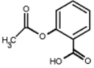 <strong>The structure of aspirin is shown below. What functional groups does aspirin possess? </strong> A) ether B) ester C) carboxylic acid D) aldehyde E) a & b F) b & c G) a & c