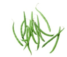 <strong>Identify the vegetable shown in the picture. </strong> A) Green beans B) Leeks C) Shallots D) Collard greens