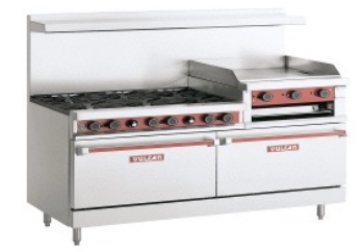<strong>Identify the piece of equipment shown in each picture. - </strong> A) Open-burner gas range with griddle B) Flattop range C) Ring-top range D) Portable induction cooktop
