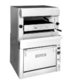 <strong>Identify the piece of equipment shown in each picture. - </strong> A) Gas grill B) Heavy-duty broiler C) Salamander D) Deep fryer