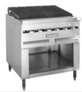 <strong>Identify the piece of equipment shown in each picture. - </strong> A) Deep fryer B) Heavy-duty broiler C) Gas grill D) Salamander