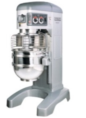 <strong>Identify the piece of equipment shown in each picture. - </strong> A) Small table-model mixer B) Rotation chopper C) Large floor-model mixer D) Grinder attachment (on separate motor)