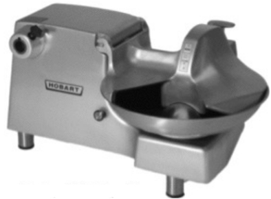<strong>Identify the piece of equipment shown in each picture. - </strong> A) Rotation chopper B) Grinder attachment (on separate motor) C) Food processor D) Small table-model mixer