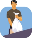 Los quehaceres. Write the name of the chore depicted in each drawing. 1.   2.   3.   4.  <div style=padding-top: 35px> 