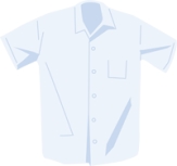 Qu \'{e} prefiere llevar Ud.? La ropa. Write the name of each article of clothing labeled in the drawing. Include the appropriate form of indefinite article with each item. 1. 2. 3. 4. 5. 6.