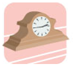 Qu \'{e} hora es? Write the times in Spanish in complete sentences. Write out (with words) the numbers. 1. 2. 3. 4.
