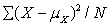 <strong>The standard deviation of a population is</strong> A) B) C) D)