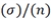 <strong>Which set of symbols represents the standard deviation of the sampling distribution?</strong> A) B) C) D)
