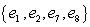A sample space consists of 10 elementary outcomes e<sub>1</sub>, e<sub>2</sub>, ..., e<sub>10</sub>, whose probabilities are: Suppose A = , B = Calculate: