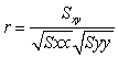 Consider the data set A) Complete the table. Use the formula to calculate the sample correlation. Round your answer to three decimal places.