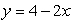 What is the graph of the line    .
