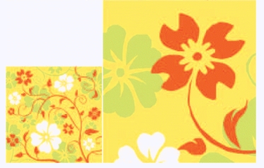 <strong> -The accompanying figure, showing an original and an enlarged graphic, is an example of ____ graphics.</strong> A) bit-mapped B) vector C) both a. and b. D) neither a. nor b.