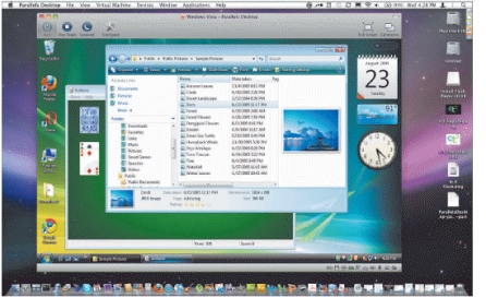 <strong> -The accompanying figure shows Microsoft Windows running in a window on Mac OS. This is an example of ____ software.</strong> A) virtual machine B) alias machine C) helper machine D) dual-boot machine