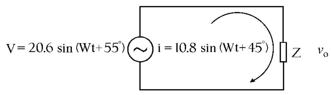 Find the complex impedance  Z  in the figure below:    