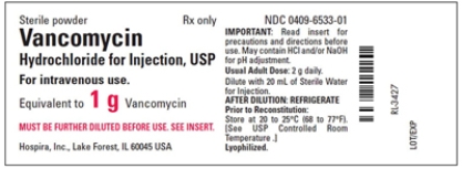 Directions: Use the label (where provided)to obtain the necessary information.Round answers to the nearest tenth where indicated. Order: Vancomycin 0.85 g IV q12h Available:   a.How many milliliters of diluent are used to reconstitute the solution? _____ mL b.What is the dosage strength of the prepared solution? _______________ c.How many milliliters will you add to the IV? _____ mL<div style=padding-top: 35px> 