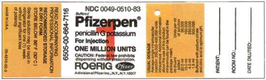 Directions: Prepare the following strength solutions.Describe your calculations.   a.What is the total dosage strength of the vial? _____ b.If 450,000 units IV of penicillin were ordered,which concentration would be appropriate to mix? _____ c.How much diluent must be added to make the appropriate concentration? _____ d.If the medication is reconstituted at 1:00 AM on December 18,what must you print on the label? _______________ e.How many milliliters will you give to administer 450,000 units IV? _______<div style=padding-top: 35px> 