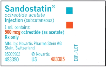 Directions: Calculate the following dosage using the formula method. Round mL answers to the nearest tenth unless otherwise indicated. Order: Sandostatin 200 mcg subcut daily Available:
