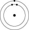 <strong>Which one of the atoms shown would be most likely to form an anion with a charge of -1?</strong> A) B) C) D)