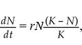 <strong>According to the logistic growth equation, </strong> A) the number of individuals added per unit time is greatest when N is close to zero B) the per capita growth rate (r) increases as N approaches K C) population growth is zero when N equals K D) the population grows exponentially when K is small