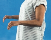 <strong> Identify the range of motion movement in the accompanying figure that assesses the range of motion of the elbow.</strong> A) Supination B) Pronation C) Flexion D) Extension