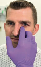 You are performing an eye assessment. The part(s) of the eye you are palpating in this picture is/are the ___________ _____________.