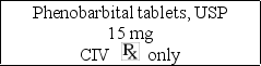 <strong>The nurse is to administer 45 mg of phenobarbital to the patient. How many tablets will the patient receive? </strong> A) 1 tablet B) 2 tablets C) 3 tablets D) 4 tablets