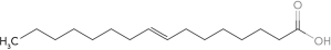 <strong>Predict the structure of a fatty acid that is trans 16:1 ( \Delta <sup>9</sup>).</strong> A) B) C) D)