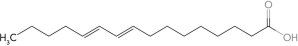 <strong>Predict the structure of a fatty acid that is trans 18:2 ( \Delta <sup>9,11</sup>).</strong> A) B) C) D)