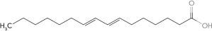 <strong>Predict the structure of a fatty acid that is trans 18:2 ( \Delta <sup>9,11</sup>).</strong> A) B) C) D)