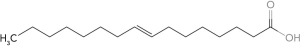 <strong>Using common nomenclature, name the following fatty acid. </strong> A) trans 18:1 ( \Delta <sup>1 0</sup>) B) cis 18:1 ( \Delta <sup>1</sup><sup> </sup><sup>0</sup>) C) trans 18:1 ( \Delta <sup>8</sup>) D) cis 18:1 ( \Delta <sup>8</sup>)