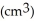 The volume of a regular cylinder is V =πr<sup>2</sup>h.What is the volume of a cylinder of radius 2.34 cm and height 19.91 cm expressed to the correct number of significant figures?