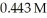 What volume (mL)of 0.102 M NaOH is required to neutralize of HCl?