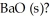 <strong>The value of ΔH° for the reaction below is -1107 kJ: 2Ba (s)+ O<sub>2</sub> (g)→ 2BaO (s) How many kJ of heat are released when 5.75 g of Ba (s)reacts completely with oxygen to form </strong> A)96.3 kJ B)26.3 kJ C)46.4 kJ D)23.2 kJ E)193 kJ