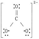 <strong>The Lewis structure of the CO<sub>3</sub><sup>2-</sup> ion is ________.</strong> A) B) C) D) E)