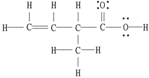 There is/are ________ π bond(s)in the molecule below.  