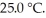 A fixed amount of gas at 25.0 °C occupies a volume of 10.0 L when the pressure is 751 torr.Use Boyle's law to calculate the pressure (torr)when the volume is reduced to 7.25 L at a constant temperature of