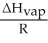 <strong>- is the slope of a plot of the natural log of the vapor pressure of a substance versus ________.</strong> A)-1/T B)-T C)1/T D)T E)2T