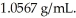 What is the molality of ammonium chloride in a 3.95 M ammonium chloride aqueous solution at 20 °C? Density of the solution is
