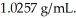 What is the mass % of ammonium chloride in a 1.73 M ammonium chloride aqueous solution at 20 °C? Density of the solution is