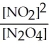 <strong>Which of the following expressions is the correct equilibrium-constant expression for the equilibrium between dinitrogen tetroxide and nitrogen dioxide? N<sub>2</sub>O<sub>4</sub> (g)   2NO<sub>2</sub> (g)</strong> A)   B)   C)   D)[NO<sub>2</sub>][N<sub>2</sub>O<sub>4</sub>] E)[NO<sub>2</sub>]<sup>2</sup>[N<sub>2</sub>O<sub>4</sub>] <div style=padding-top: 35px> 